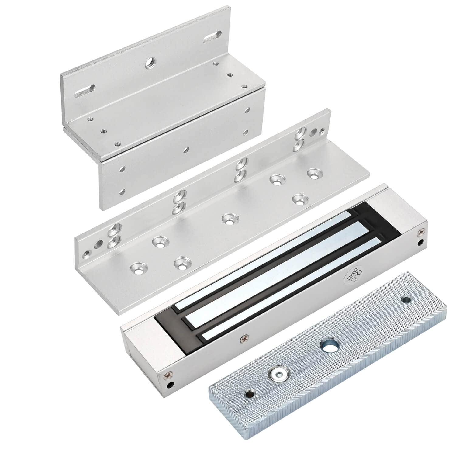 Amazon | 電動磁気ロック ZとLブラケット付き 180kg 350ポンド 保持力